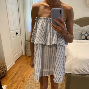 Faithful The Brand Strapless Swim Coverup